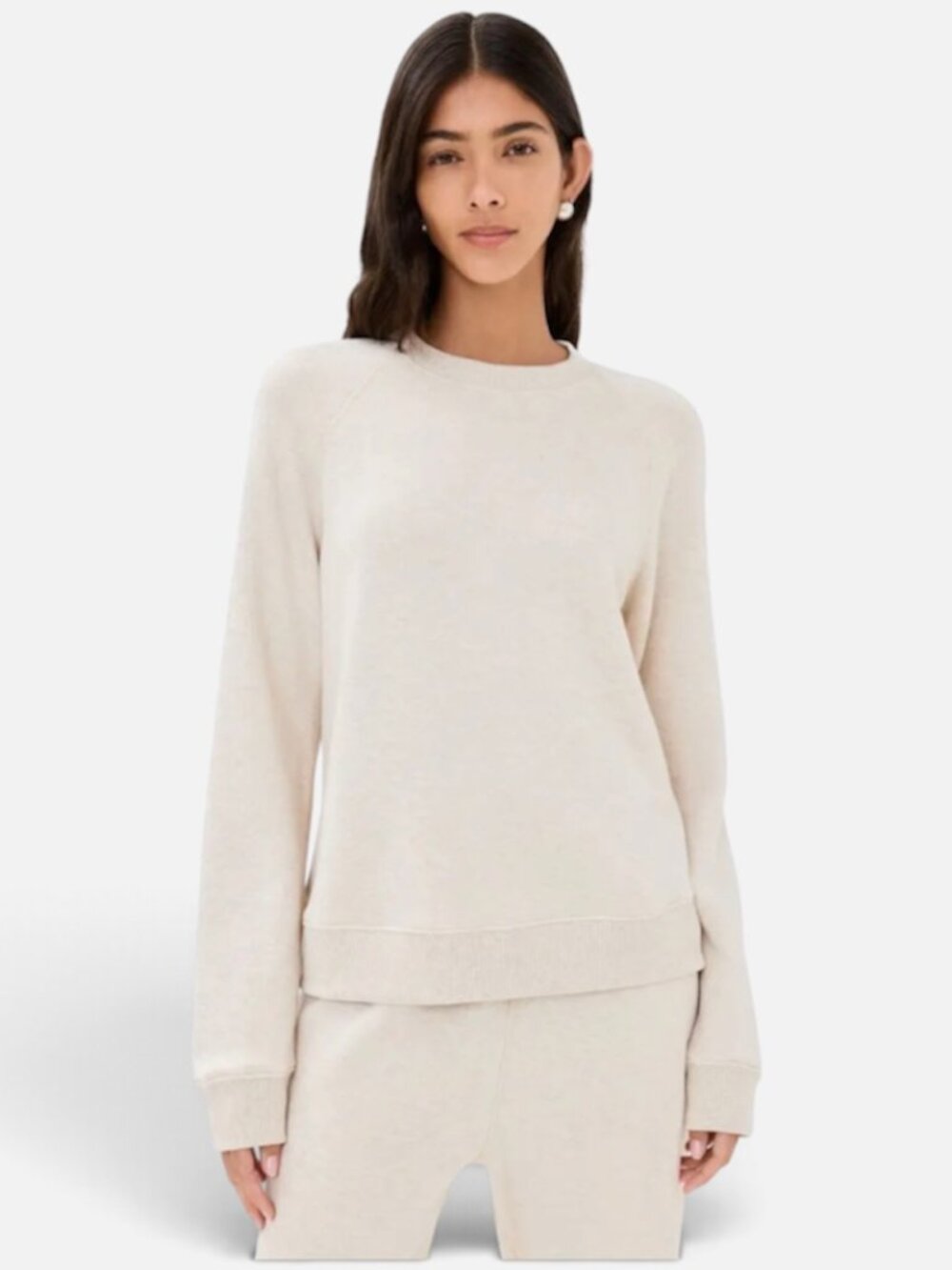 Jenni Kayne Saturday Sweatshirt in Oatmeal
